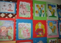 24.02.2016 г. Иложба от детски рисунки, посветени на Баба Марта и пролетта
